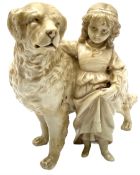 Late 19th/early 20th century German porcelain figure group
