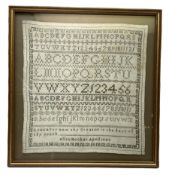 Early Victorian sampler