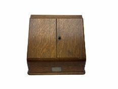 Oak correspondence box