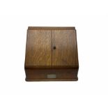 Oak correspondence box