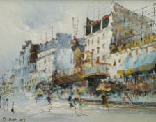 Randall Vernon Davey (USA 1887-1964): Parisian Street