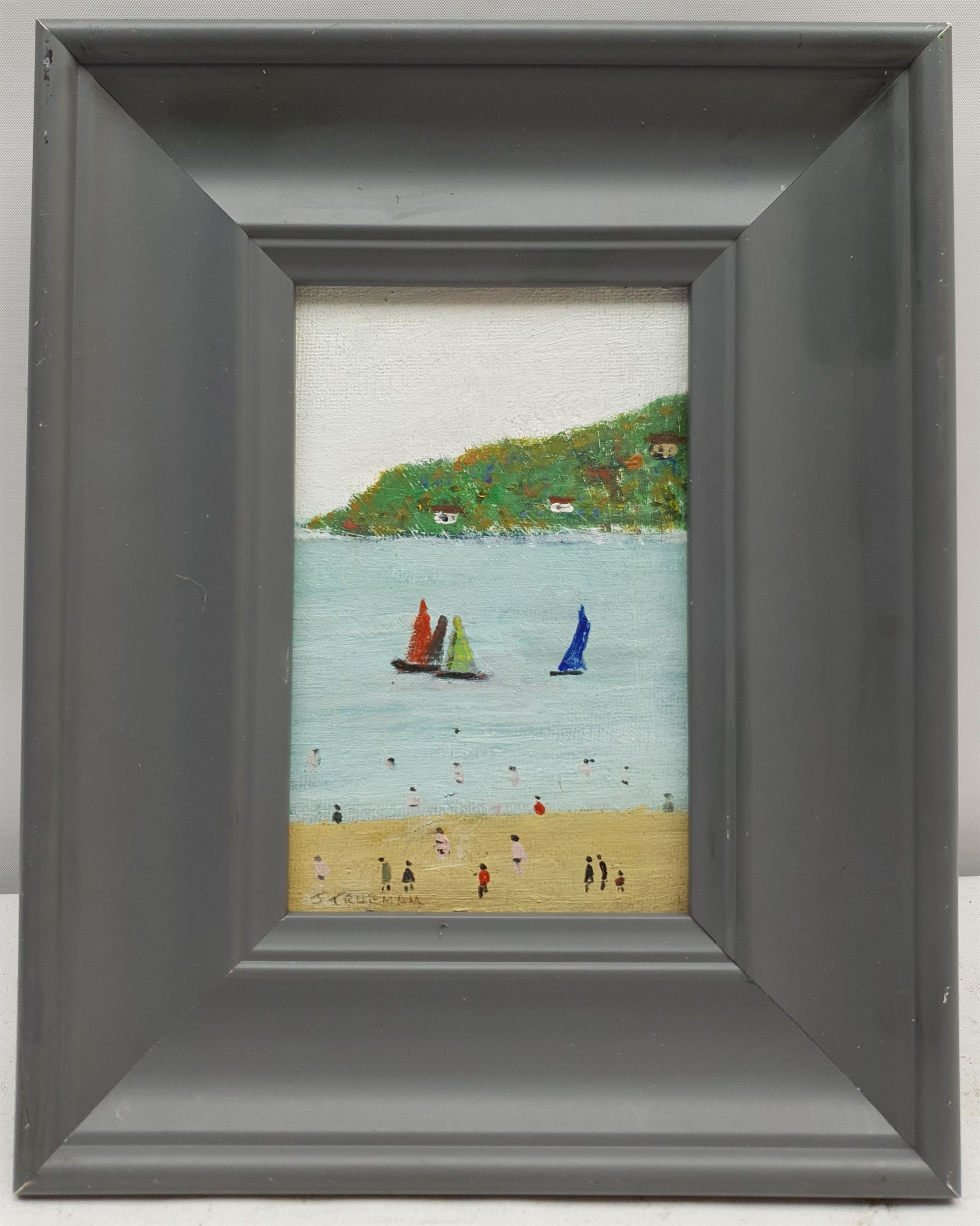 Jim Trueman (Northern British Contemporary): 'Coastal Scene' - Image 2 of 2