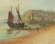 John Francis Branegan (British 1843-1909): 'Whitby Sunrise'