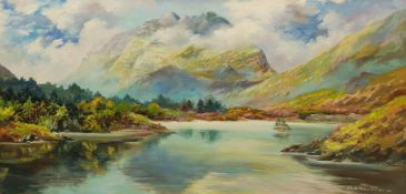 Prudence Turner (British 1930-2007): 'Liathach from Loch Clair'