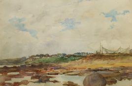 English School (Early 20th century): Coastal Town