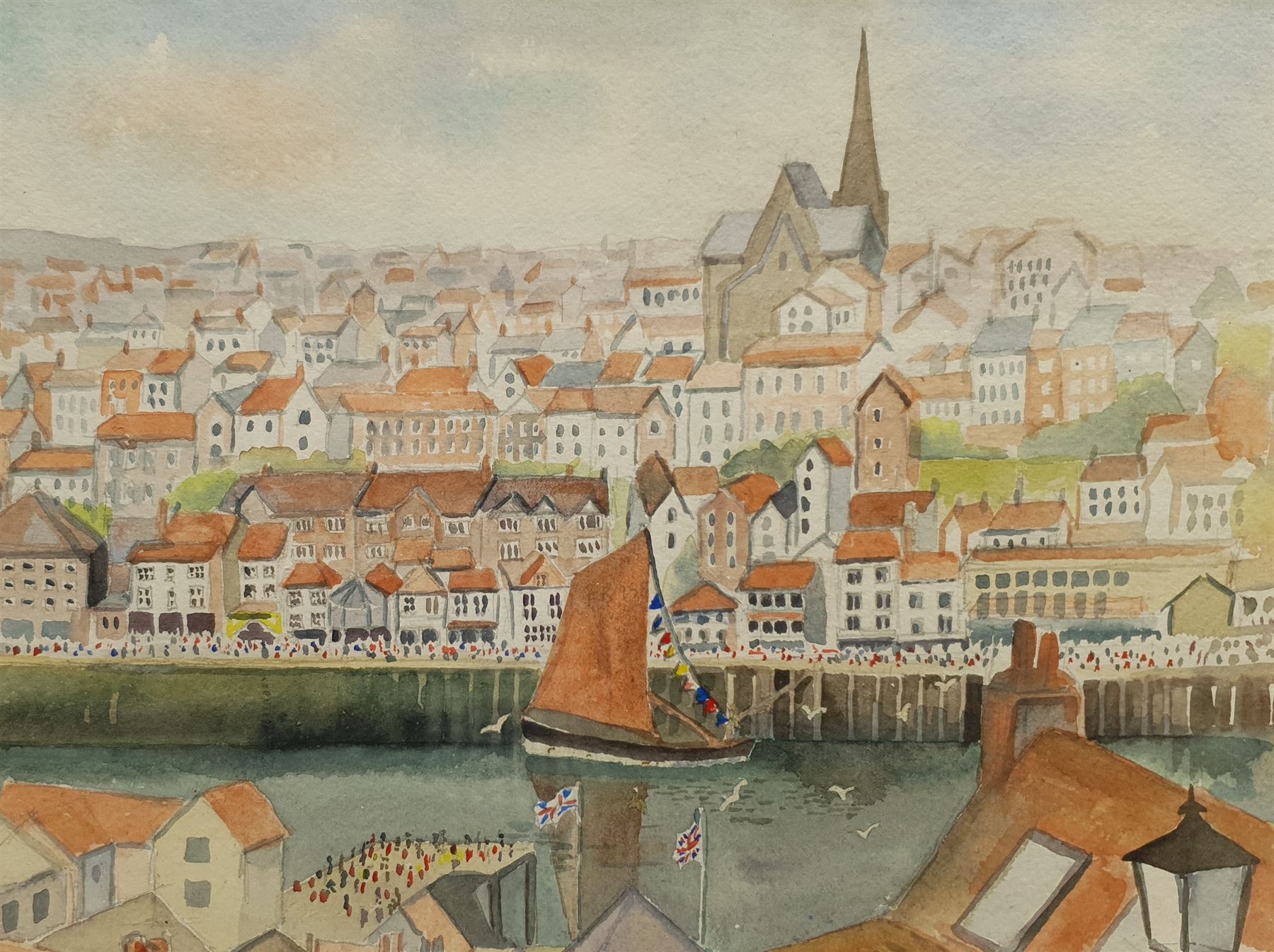 Penny Wicks (British 1949-): 'Whitby'