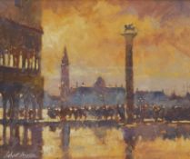 Robert Brindley (British 1949-): Venetian Sunset