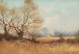 James Wright (British 1935-): Autumn Trees