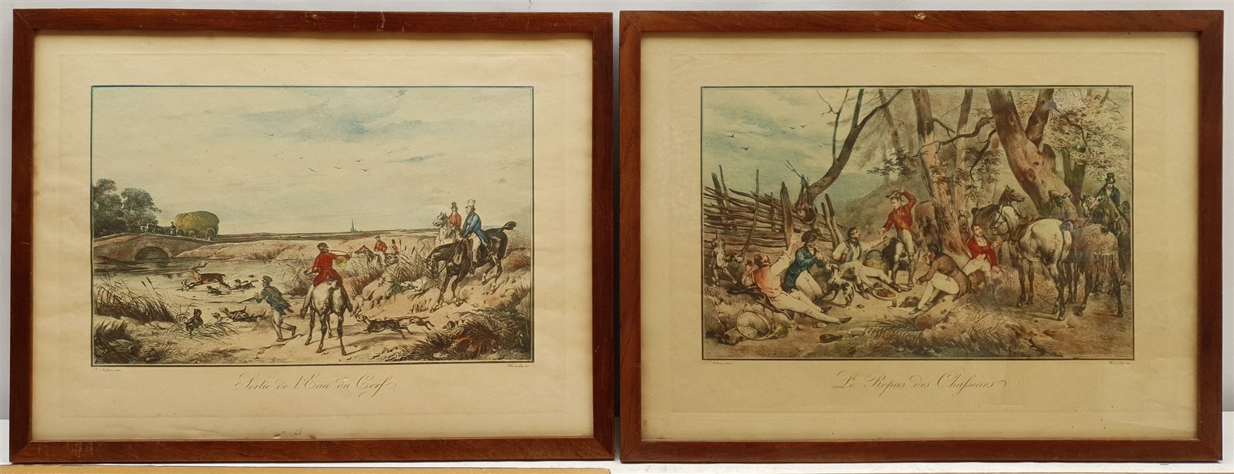 After Charles Loraine Smith (British 1751-1835): 'The Smoking Hunt' and 'Bagging the Fox' - Image 2 of 2