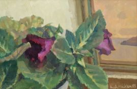 Hugh Micklem (British 1918-2009): 'Gloxinia'