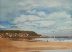 Penny Wicks (British 1949-): 'South Bay Scarborough'