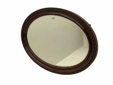 Early 20th century oval wall mirror