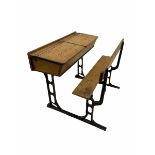 Early 20th century school desk