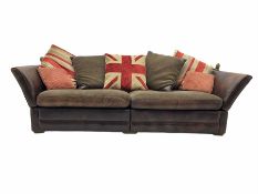 Knowle style grand drop arm sofa