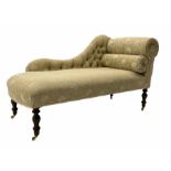 Victorian style chaise longue