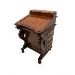 Victorian style mahogany Davenport desk