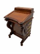 Victorian style mahogany Davenport desk