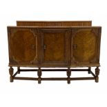 Early 20th century carved oak sideboard