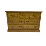 Gothic polished pine dresser