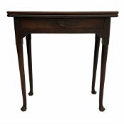 George II mahogany side table