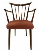 1950s beech armchair