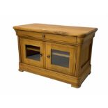 Clemence Richards - oiled oak television stand