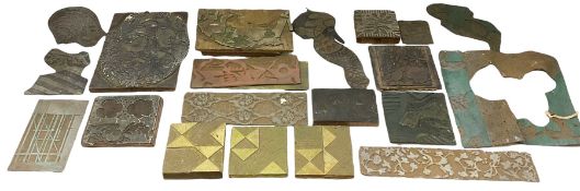 Quantity of printing blocks from the Chard studio collection Provenance: studio collection of the