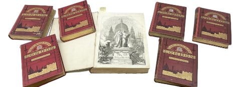 Six volumes of Old and New London Illustrated together with Illustrated London News