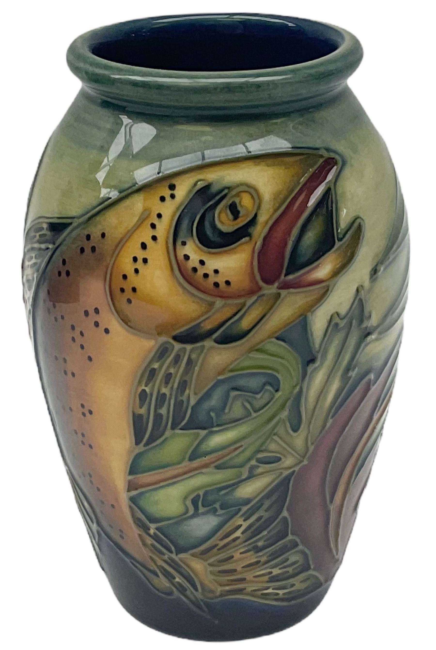Moorcroft vase of slight ovoid form - Bild 2 aus 5