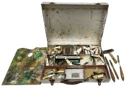 20th century Winsor & Newton aluminium artist's box