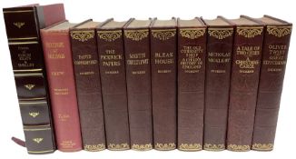 Eight volumes of Charles Dickens