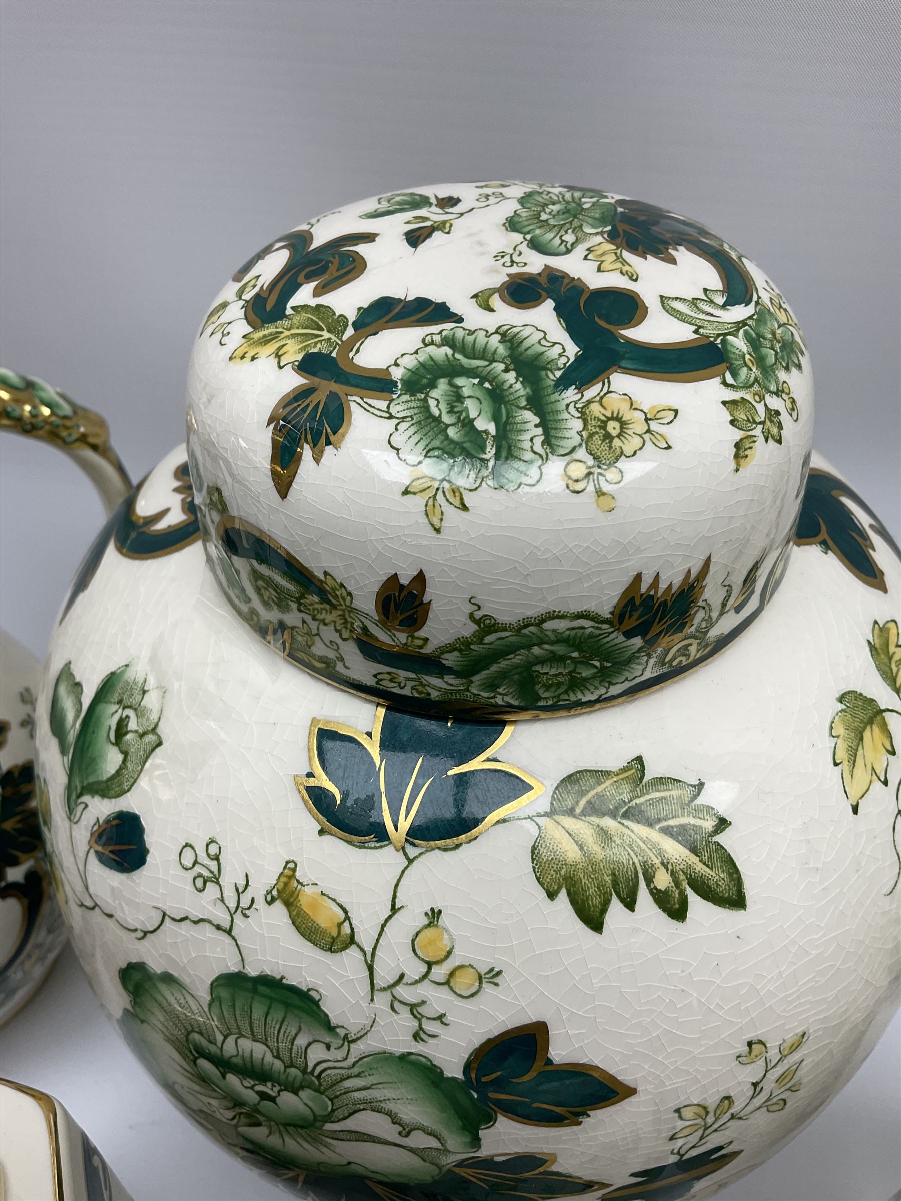 Masons 'Chartreuse' Ironstone ceramics - Image 3 of 8