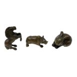 Three netsuke