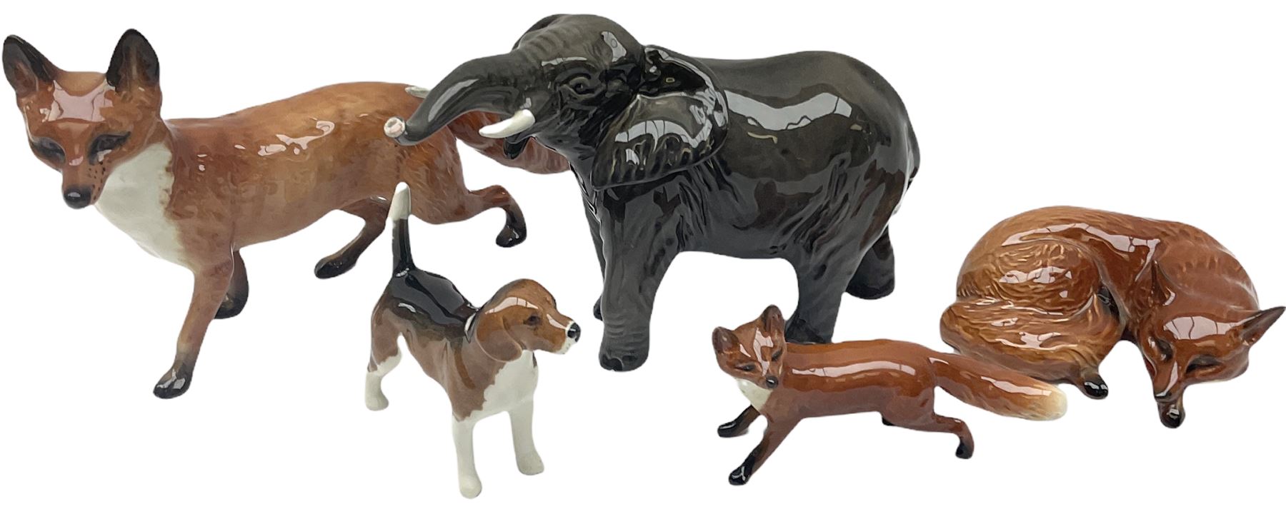 Five Beswick figures