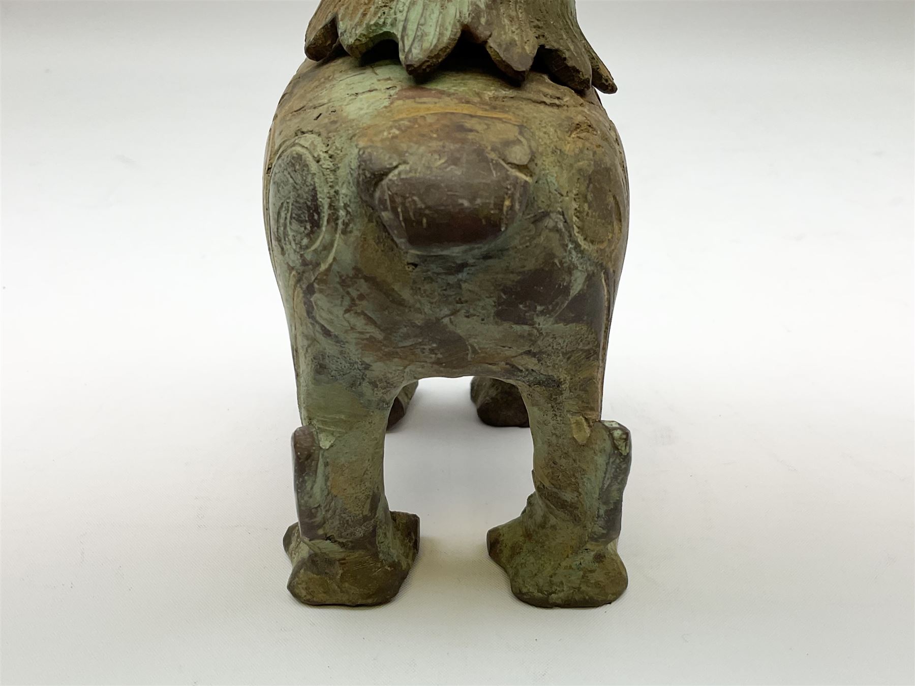 Brass incense burner modelled as a dog of foo - Image 12 of 14