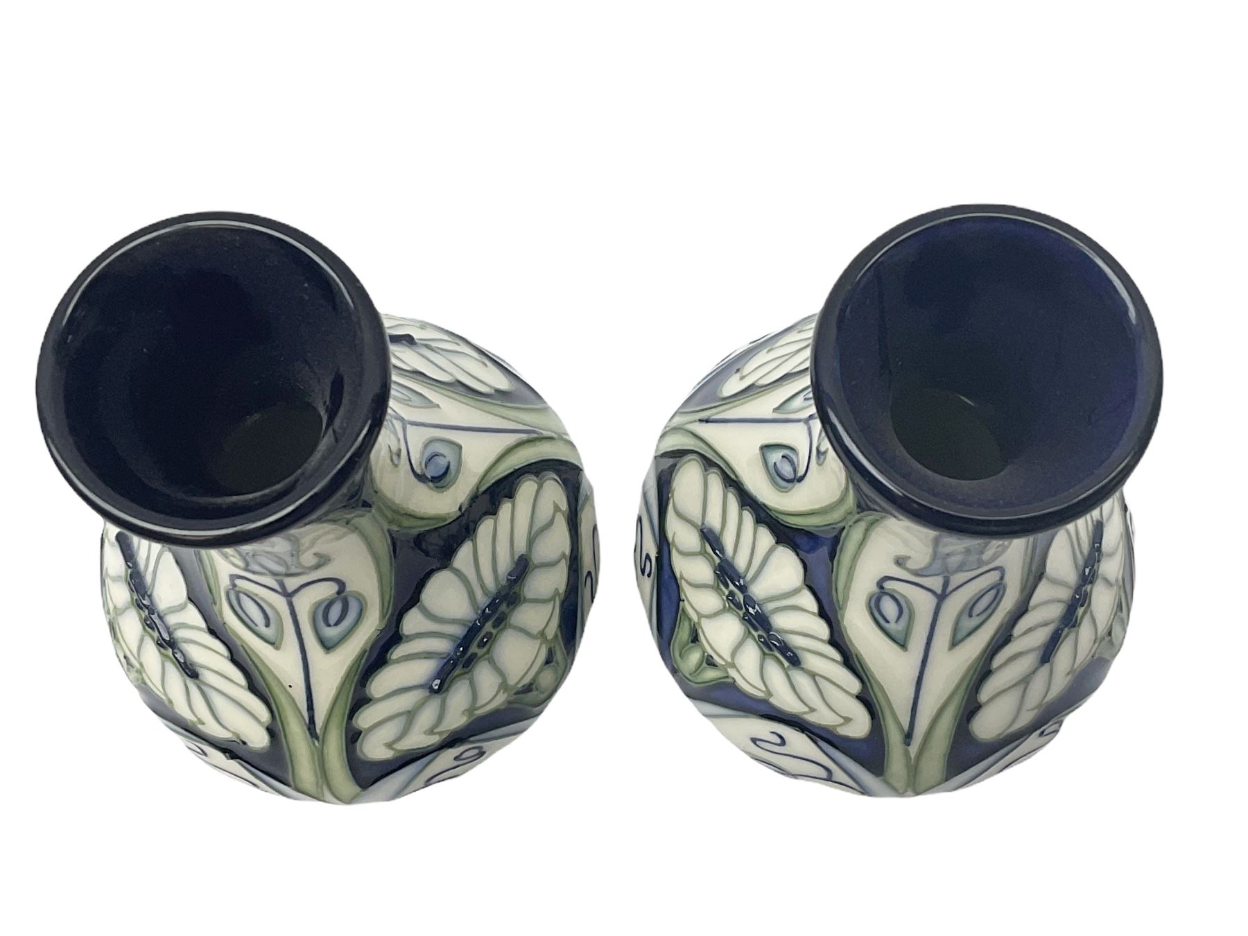 Pair of Moorcroft vases - Image 4 of 4