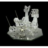 Swarovski crystal cat