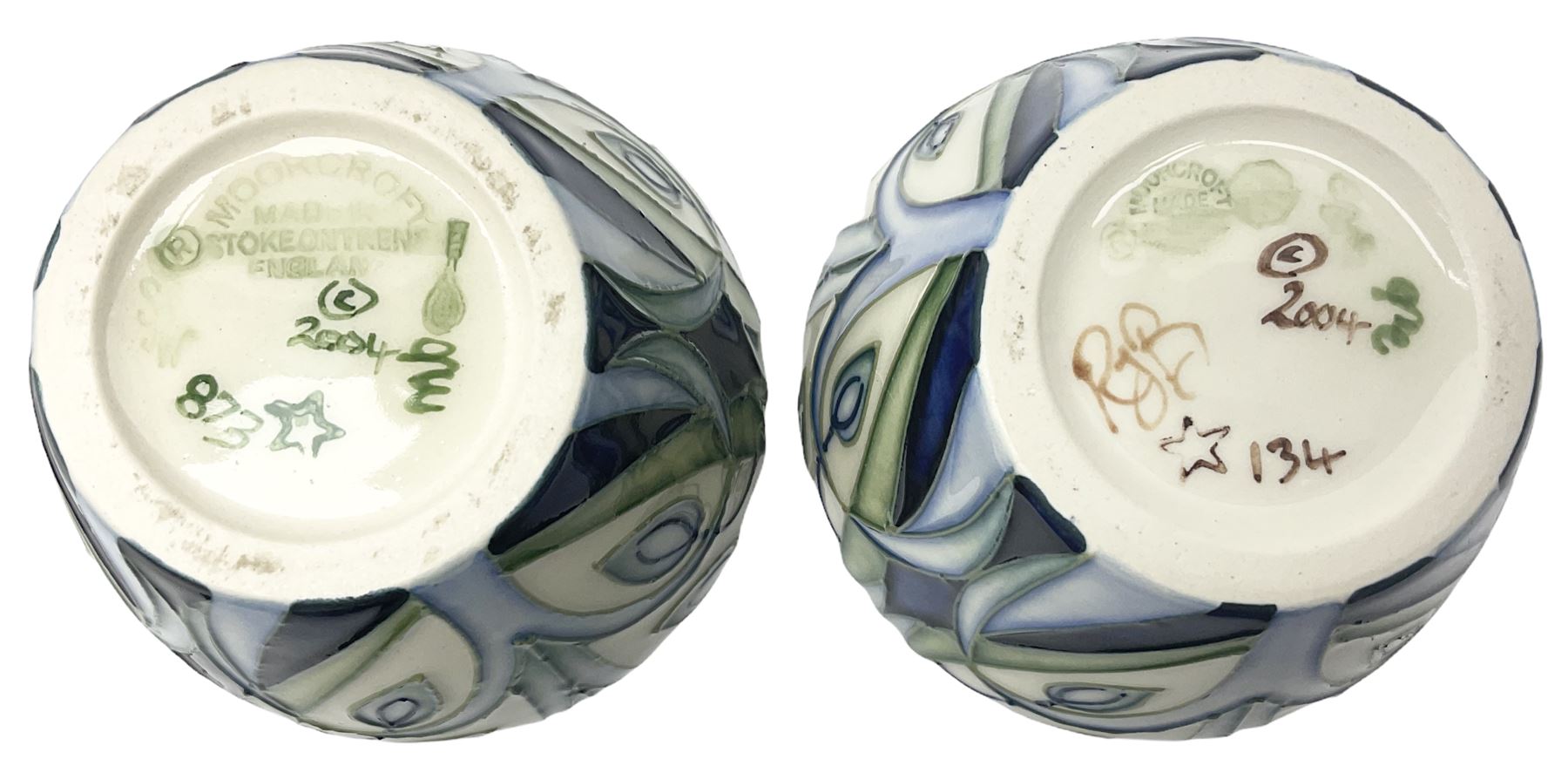 Pair of Moorcroft vases - Image 3 of 4