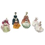 Royal Doulton Peggy Davies collection figures including Cherie HN2341