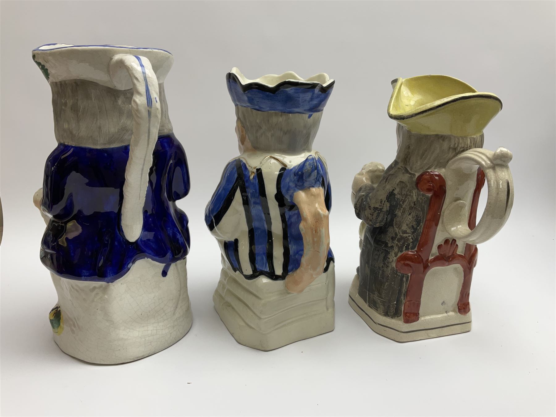 Three 19th Century Toby jugs - Image 4 of 9