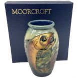Moorcroft vase of slight ovoid form