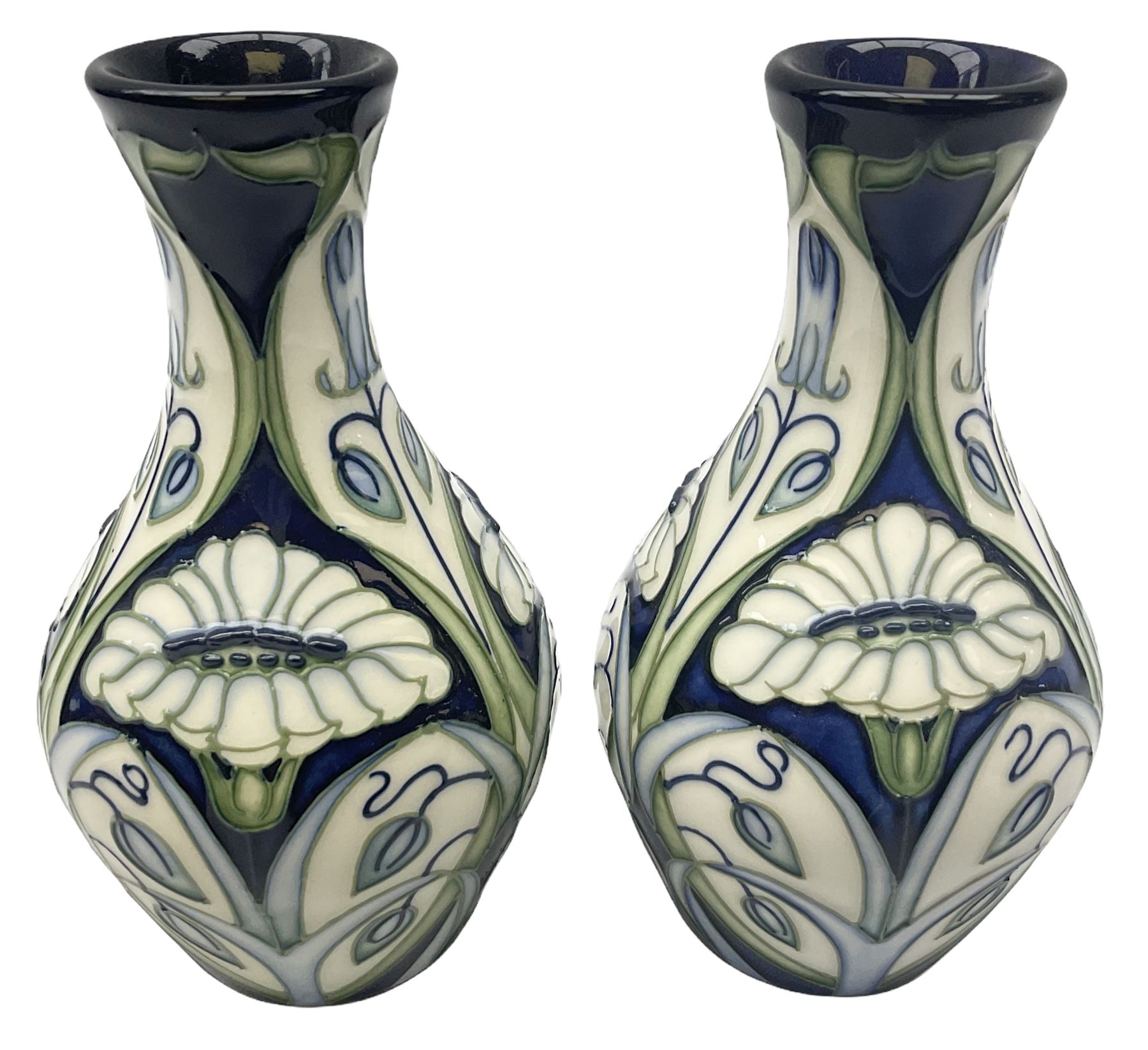 Pair of Moorcroft vases - Image 2 of 4