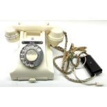 Vintage cream Bakelite telephone