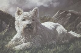 John Trickett (British 1952-): Scottish Terrier 'Highland Pride'