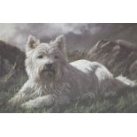 John Trickett (British 1952-): Scottish Terrier 'Highland Pride'