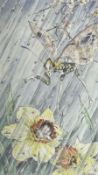 S Greenhalgh (British 20th century): 'April' Daffodil Fairy Illustration