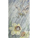 S Greenhalgh (British 20th century): 'April' Daffodil Fairy Illustration