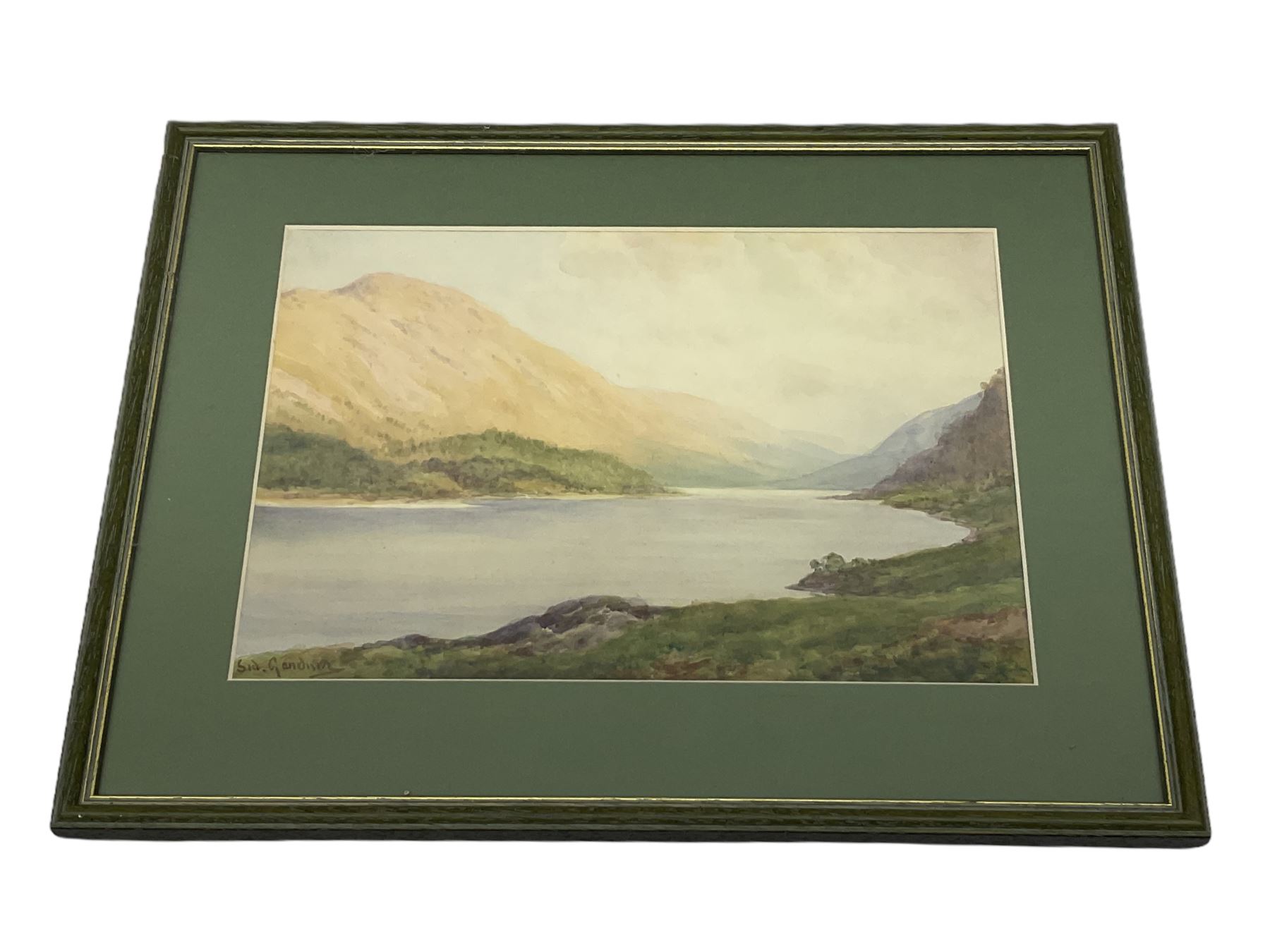 Sidney Valentine Gardner (Staithes Group 1869-1957): Loch Landscape - Image 2 of 5