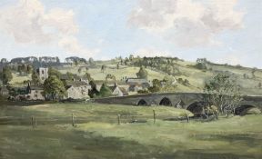 Claude Horsfall (British 1907-2003): 'Kildwick near Keighley'