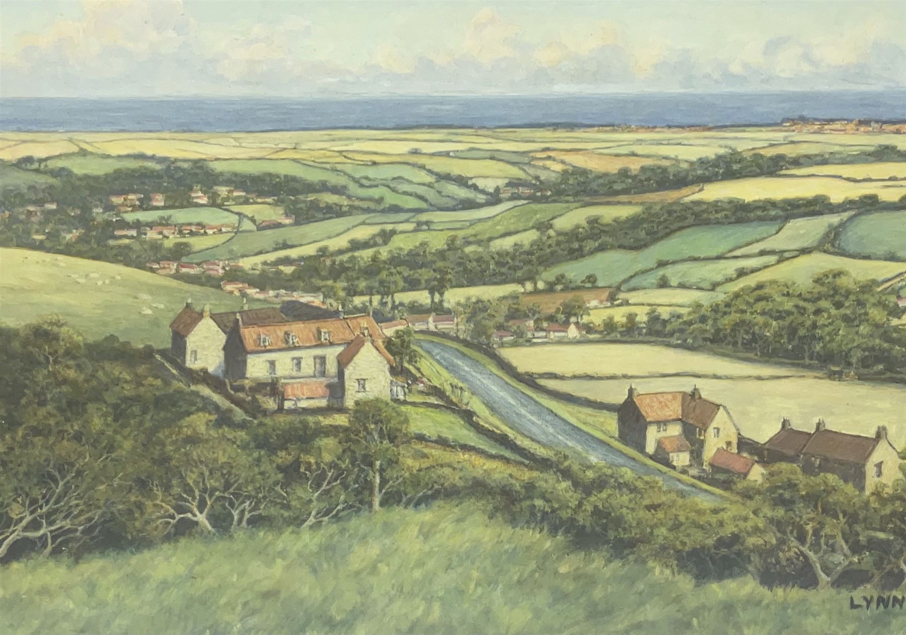 Nathan Stanley Brown (British 1890-1980): 'Blue Bank Sleights Nr. Whitby'